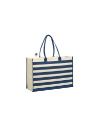 Τσάντα θαλάσσης 56 x 38 x 20εκ. (Croisette) natural-navy